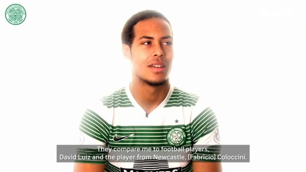 Van Dijk on his favourite moment for Celtic and his football lookalike